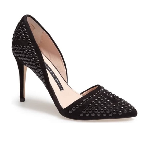 French Connection Shoes - French Connection Ellis D' Orsay Studded Heels 39